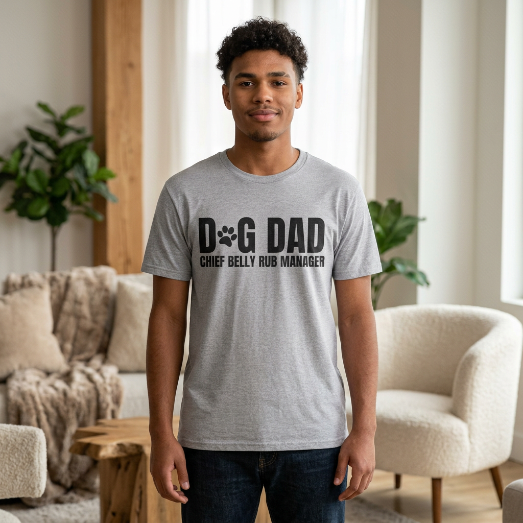 Dog Dad Funny T-Shirt — Funny Dog Dad Tee for Pet Lovers