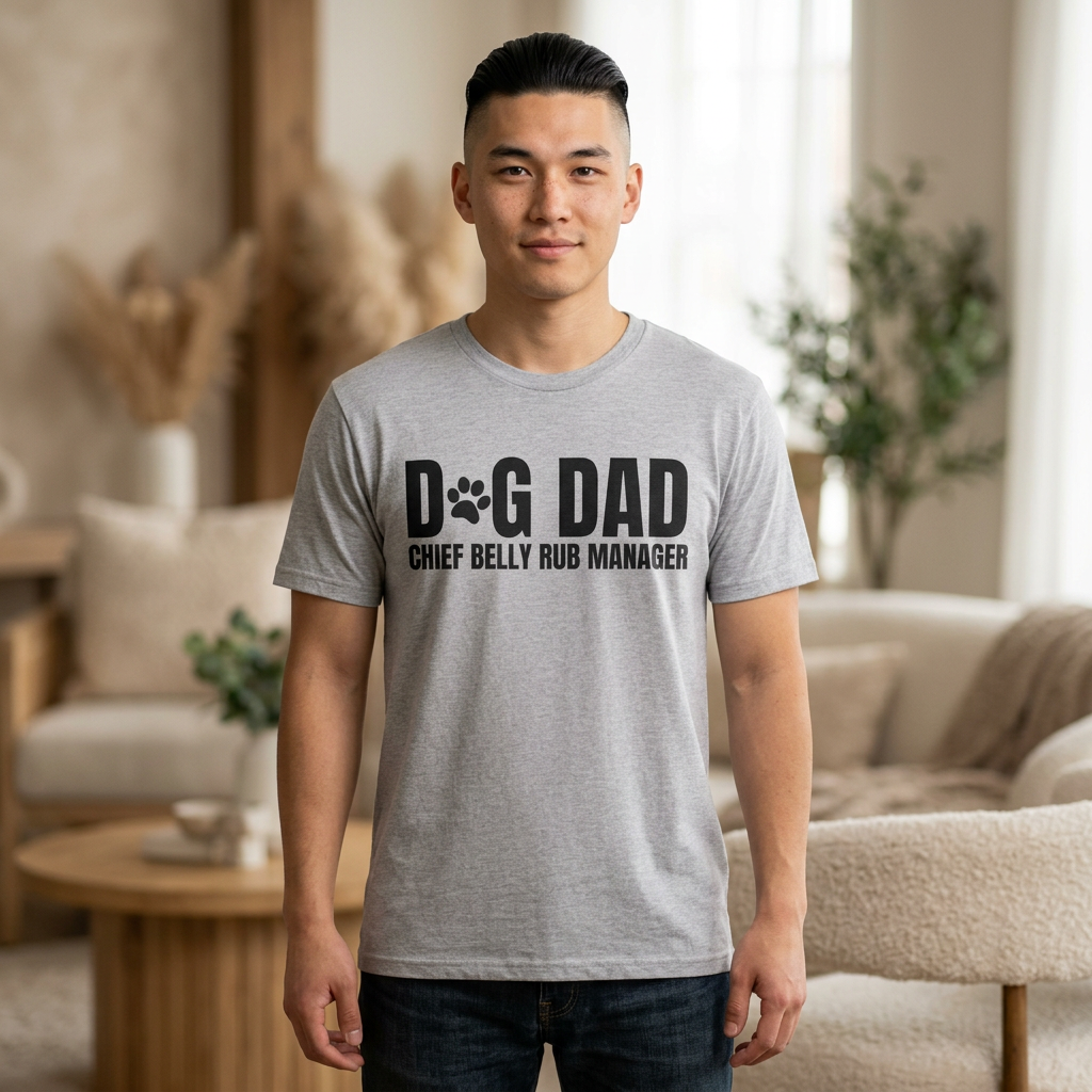 Dog Dad Funny T-Shirt — Funny Dog Dad Tee for Pet Lovers